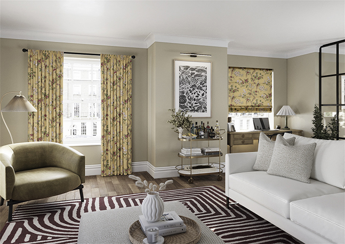 Orientalis, Saffron - Made to Measure Curtains - Image 7